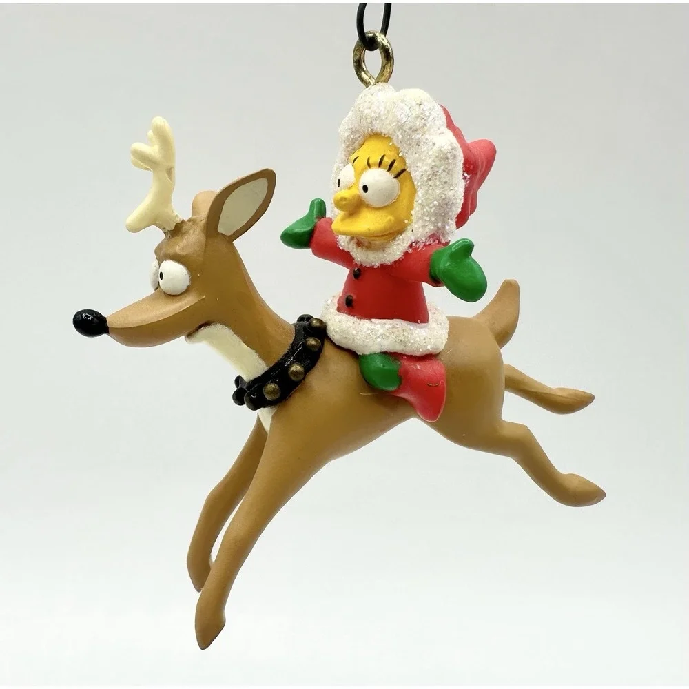 2004 The Simpsons Heirloom Christmas Ornament Collection Homer Bart Lisa Vintage